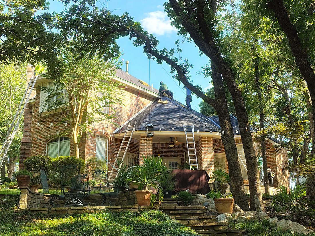 Reid roof — after